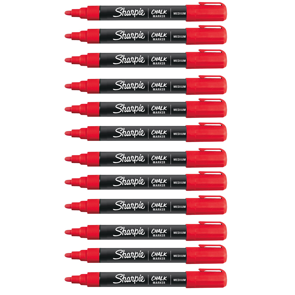 Sharpie Red Wet Erase Chalk Marker Pack of 12 Sharpie Wet Erase Marker