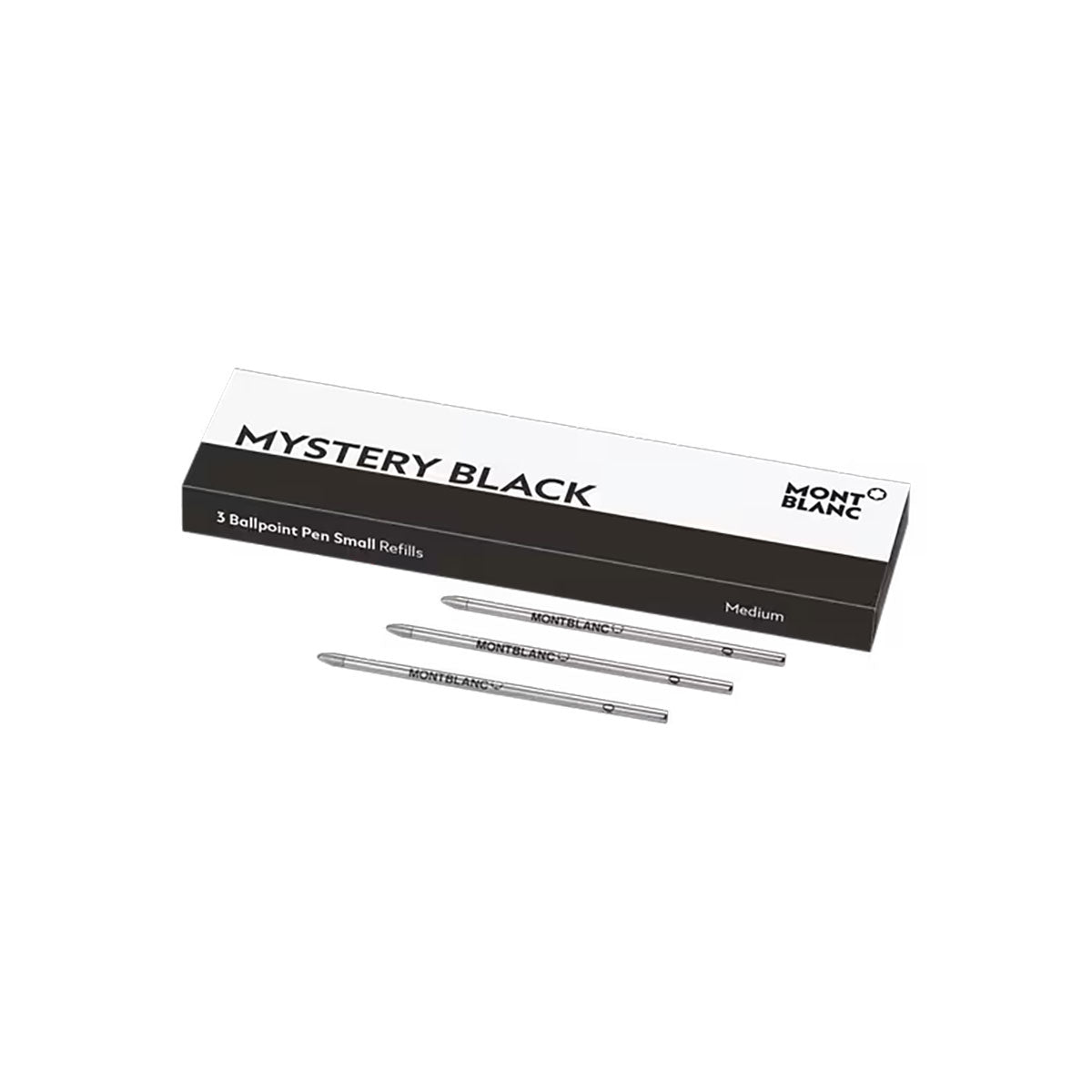 Montblanc Mozart Ballpoint Refills Black Medium Pack of 3  128222