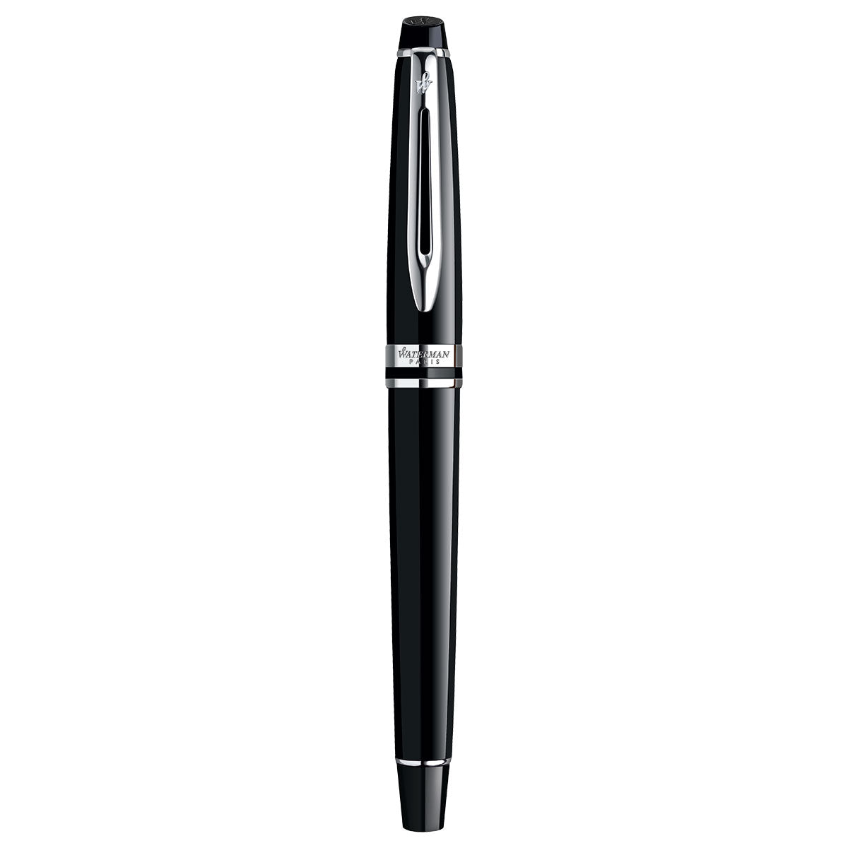 Waterman Expert Black Chrome Trim Medium Fountain Pen