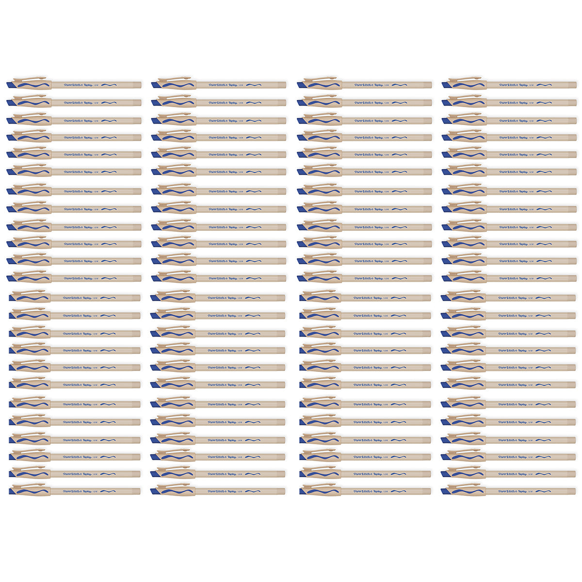 Wholesale Paper Mate Replay Erasable Blue Ink Pens Medium Bulk Pack of 100 Paper Mate Ballpoint Pens