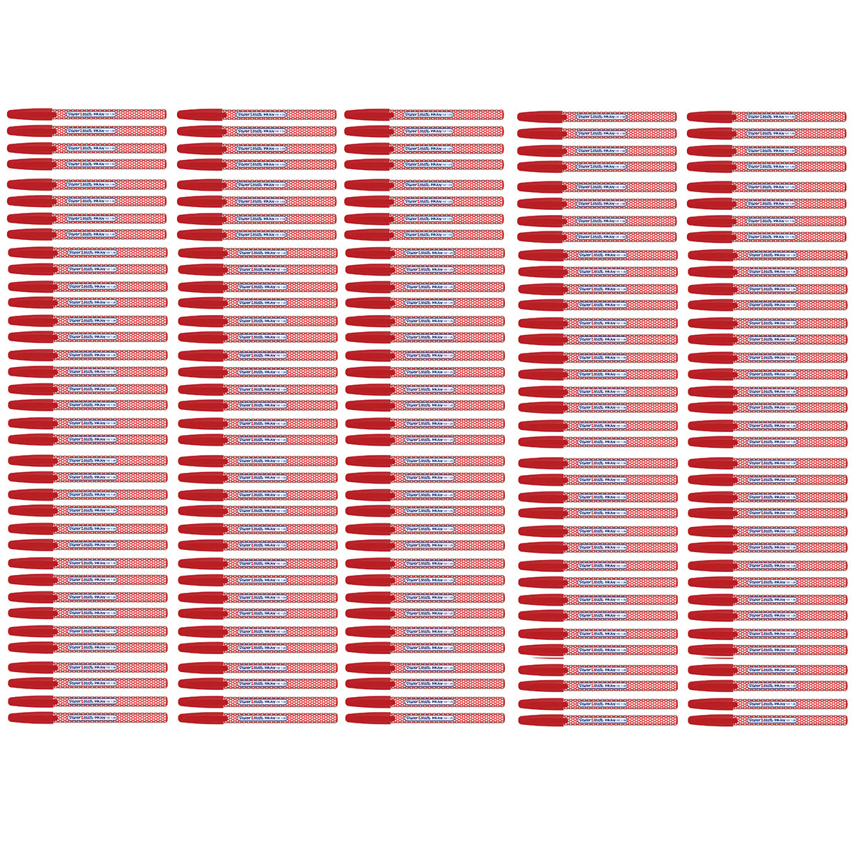 Wholesale Paper Mate Inkjoy 100 ST Red Ink Ballpoint Pens, Dotted Design Capped, Pack of 144 Paper Mate Ballpoint Pen