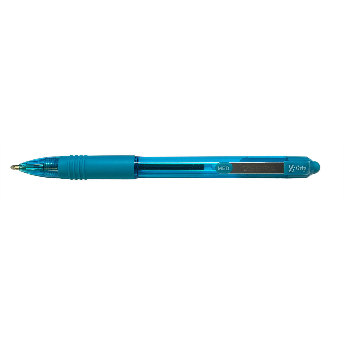 Zebra Z Grip Turquoise Ink Pen 1.0 mm Medium Point Smooth Ink