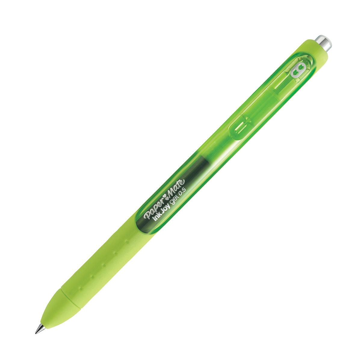 Paper Mate Inkjoy Gel Pen Lime, 0.5mm Fine Tip, Retractable Paper Mate Gel Ink Pens