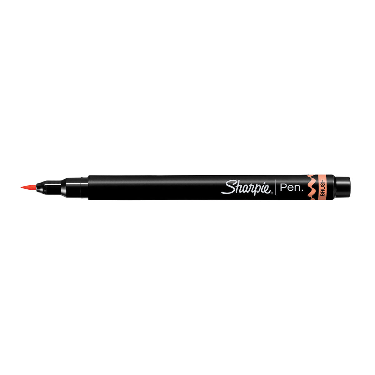 Sharpie Brush Tip Pen, Coral  Sharpie Felt Tip Pen