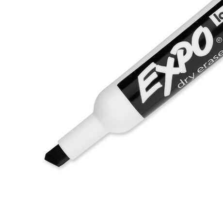 Expo Dry Erase Low Odor Black Marker Chisel Tip  Expo Dry Erase Markers