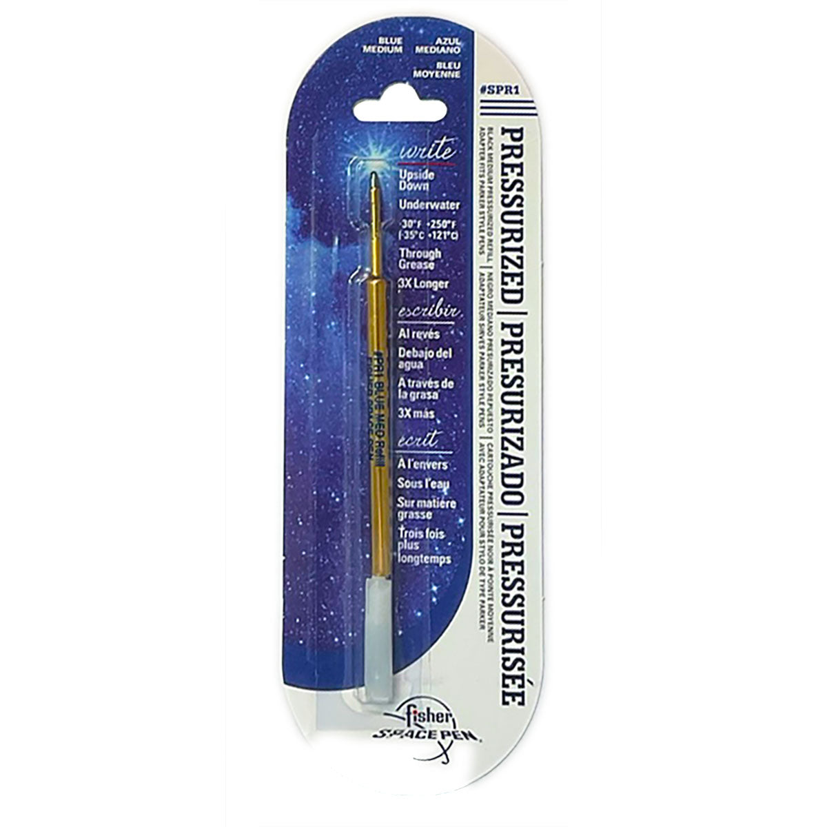 Fisher Space Parker Style Ballpoint Refill, Blue Medium Fisher Ballpoint Refills