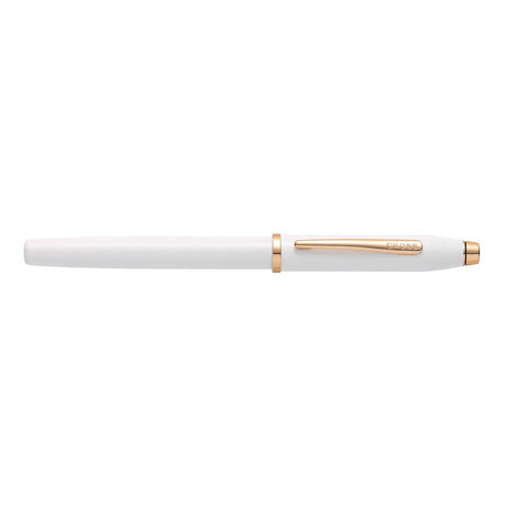Cross Century II Pearlescent White Rose Gold Lacquer Fountain Pen Medium AT0086-113MF  Cross Fountain Pens