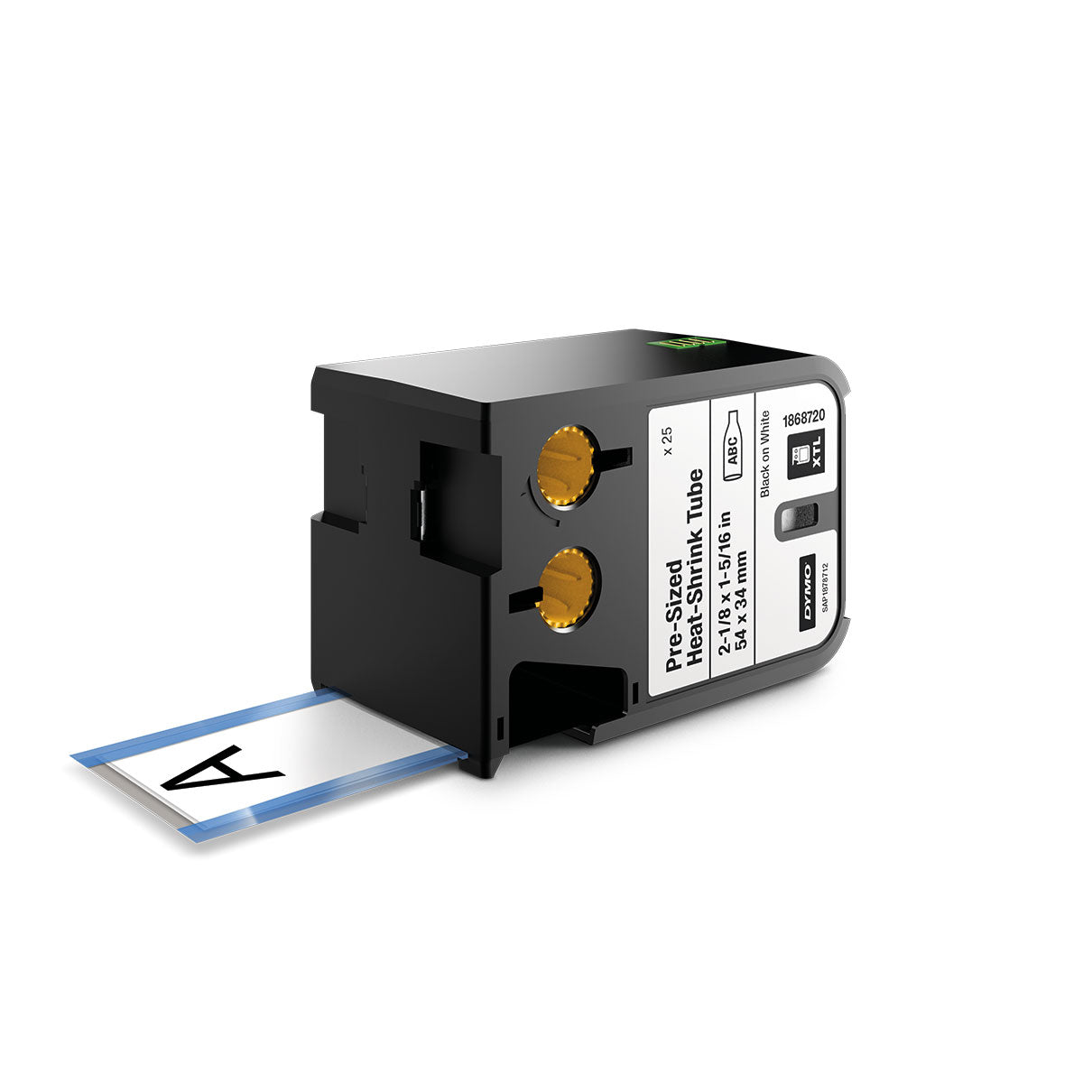 Dymo Heat Shrunk Tube Labels 2-1/8 X 1-5/16 in For XTL Machines 1868720 Dymo Dymo Labels