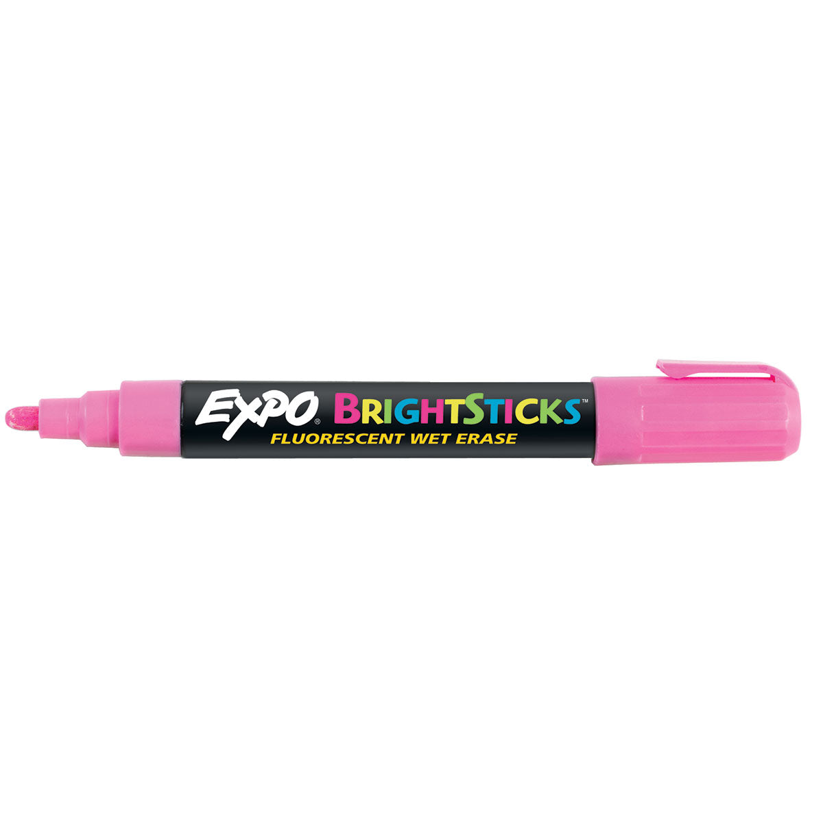 Expo Bright Sticks Fluorescent Pink Blackboard Marker, Bullet Tip Expo Dry Erase Markers