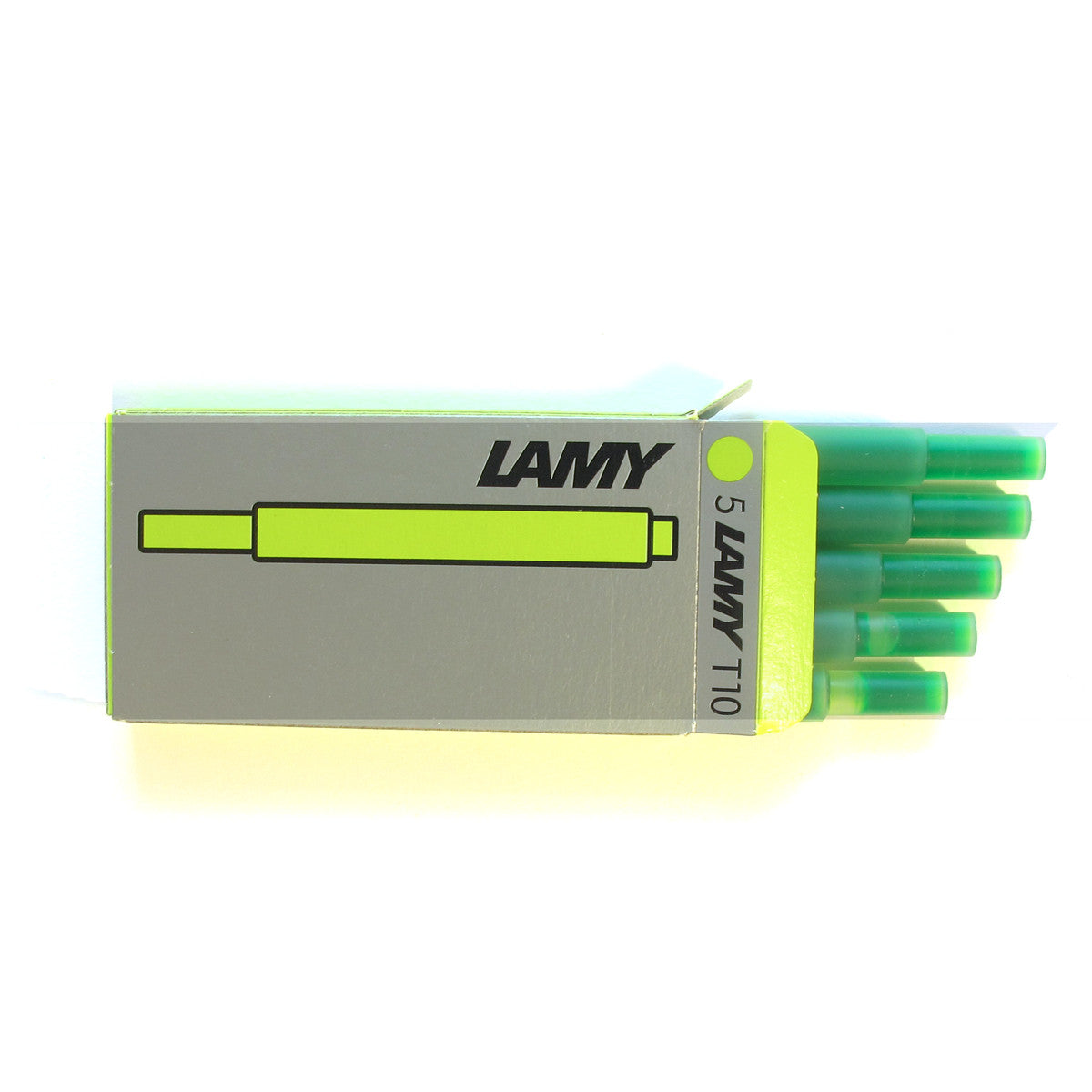 Lamy Fountain Pen Refills Neon Lime Pack Of 5 - PensAndPencils.Net