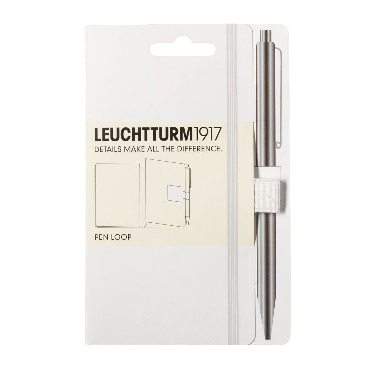 Leuchtturm1917 White Pen Loop Leuchtturm1917 Pen Loop