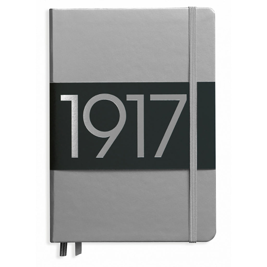 Leuchtturm 1917 Dotted Notebook A5 Medium Silver 100 Year Anniversary Edition Free Shipping Leuchtturm1917 Notebook