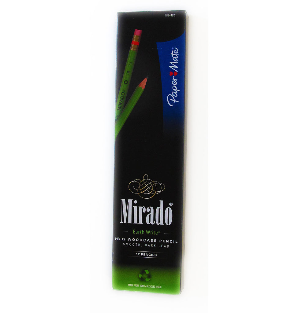 Paper Mate Earth Write Recycled Pencils HB #2 12 Count Paper Mate Pencil