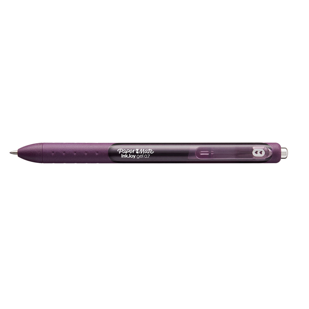 Paper Mate Inkjoy Gel Plum Medium Point 0.7 mm Retractable Gel Pen ( Plum Gel Ink)