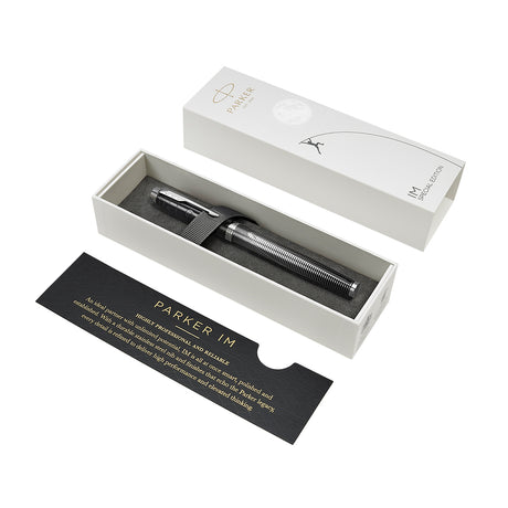 Parker IM Metallic Pursuit Rollerball Pen In Parker Gift Box  Parker Rollerball Pen