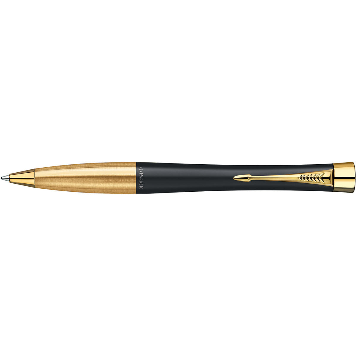Parker Urban Matte Black Gold Trim Ballpoint Pen Parker Ballpoint Pen