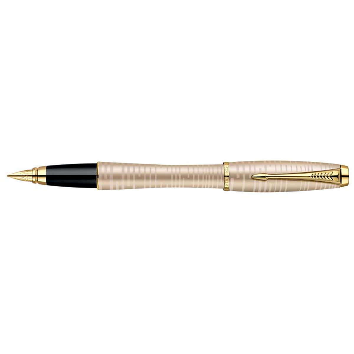 Parker Urban Premium Golden Pearl Fountain Pen Fine  Parker Fountain Pens
