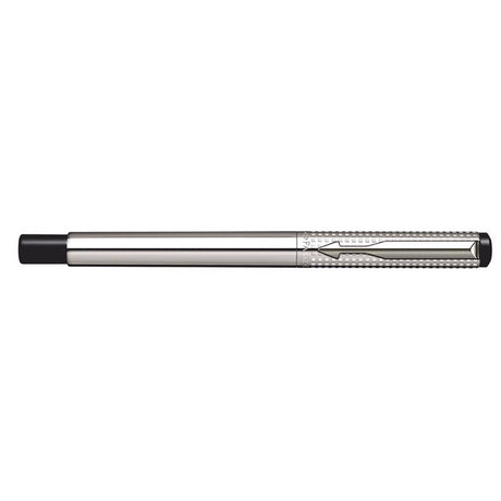 Parker Vector Premium Shiny Stainless Steel Chiselled Fountain Pen Fine  Parker Fountain Pens