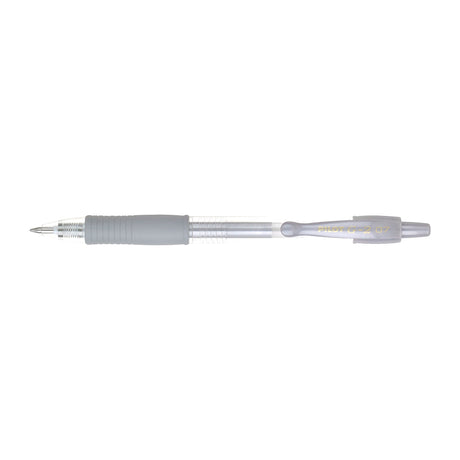 Pilot G2 Metallic Silver Gel, Silver Ink Pen Fine 34417  Pilot Gel Ink Pens