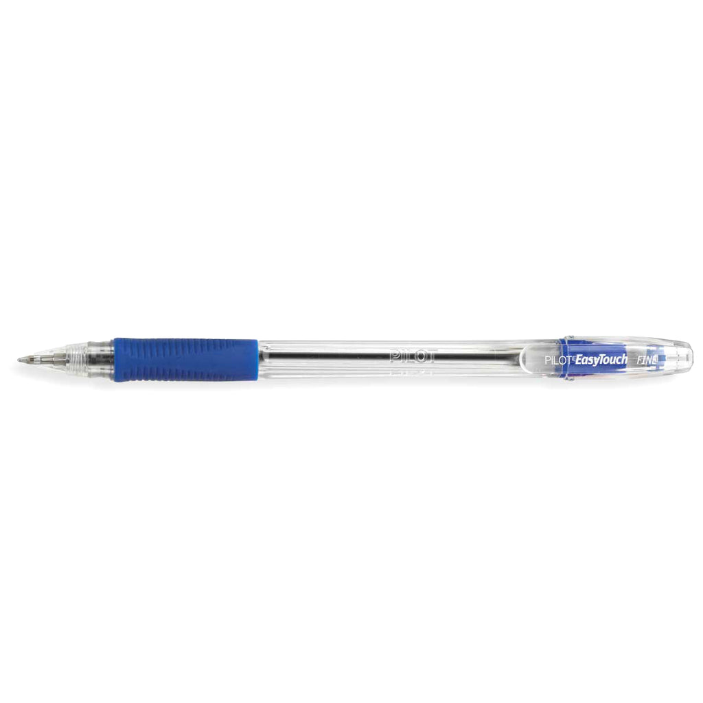 Pilot Easy Touch Blue Ballpoint Pen, Fine, Stick - 32002 Pilot Rollerball Pens