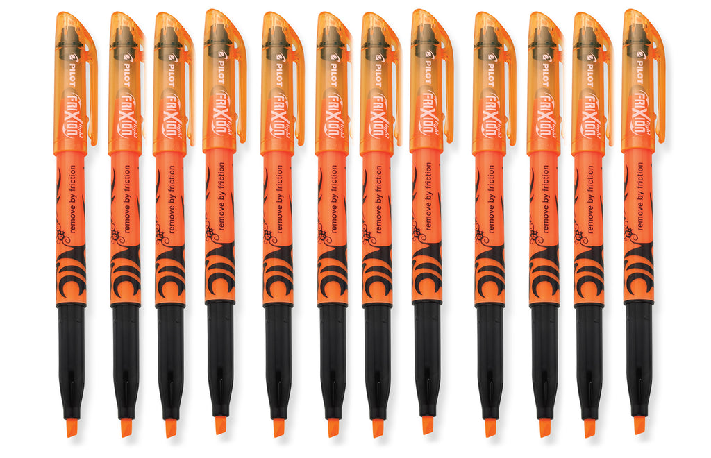 Pilot Frixion Erasable Highlighter, Orange, Dozen Pilot Highlighter