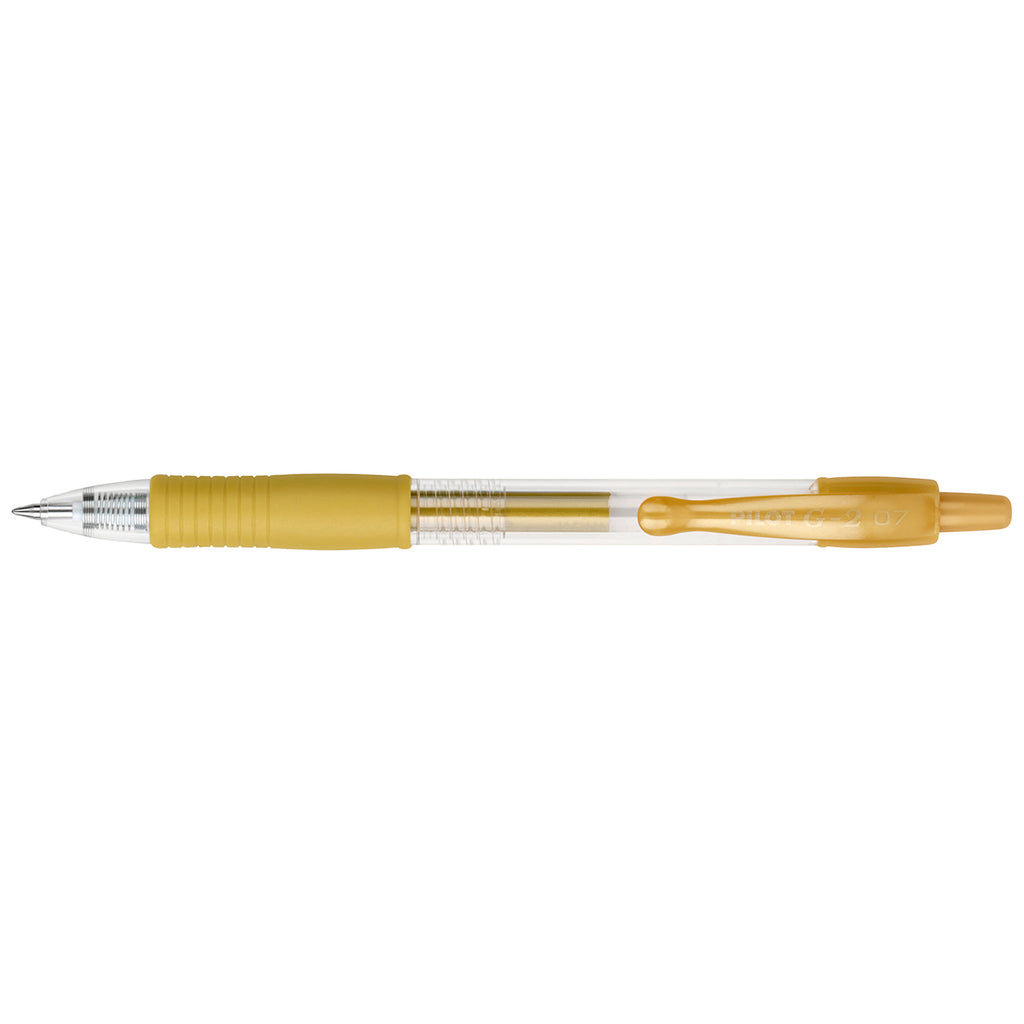 Pilot G2 Metallic Gold Gel, Gold Ink Pen 34416 Pilot Gel Ink Pens