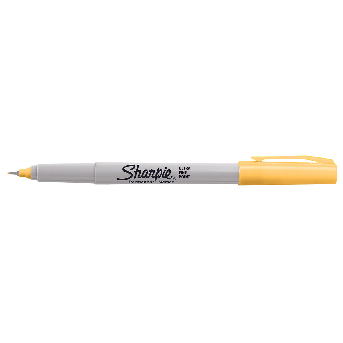 Sharpie 80s Glam Banana Clip Yellow Ultra Fine Point Permanent Marker, Limited Edition Sharpie Markers