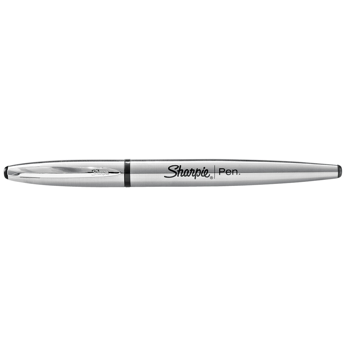 Sharpie Stainless Steel Soft Grip Pen, Black Ink Sharpie Felt Tip Pen