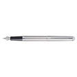 Waterman Hemisphere Essential Stainless Steel CT Fountain Pen Medium  Waterman Fountain Pens