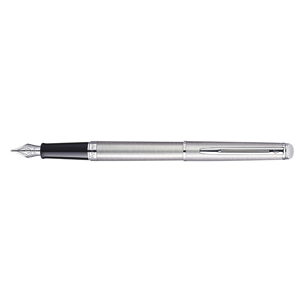 Waterman Hemisphere Essential Stainless Steel CT Fountain Pen Broad Fine Waterman Fountain Pens