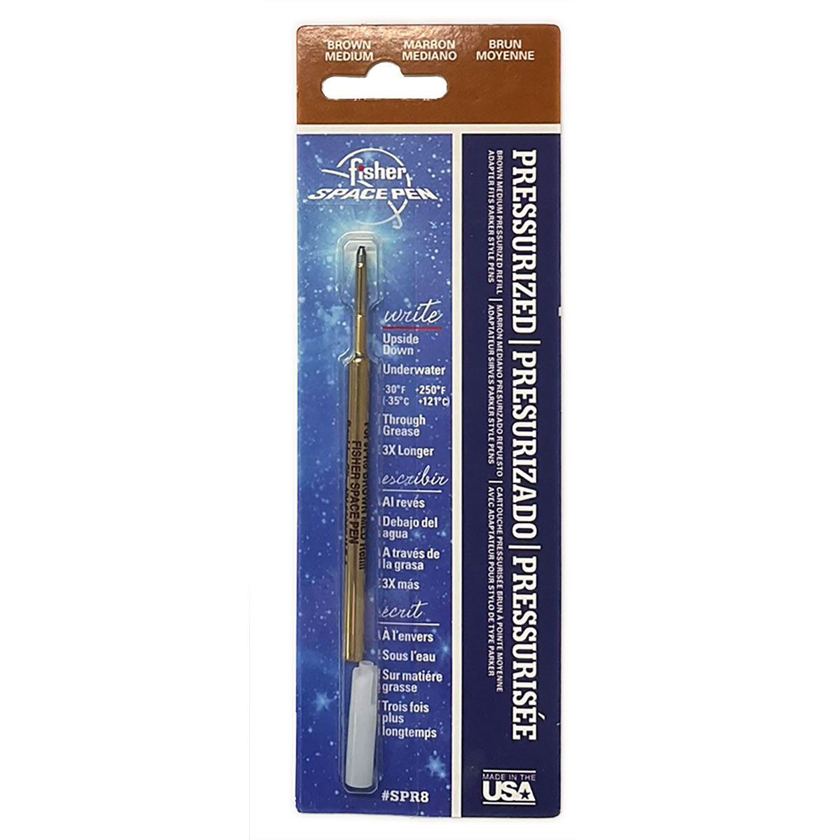 Brown Refill For Parker Ballpoint Pens, Made By Fisher Space Fisher Ballpoint Refills