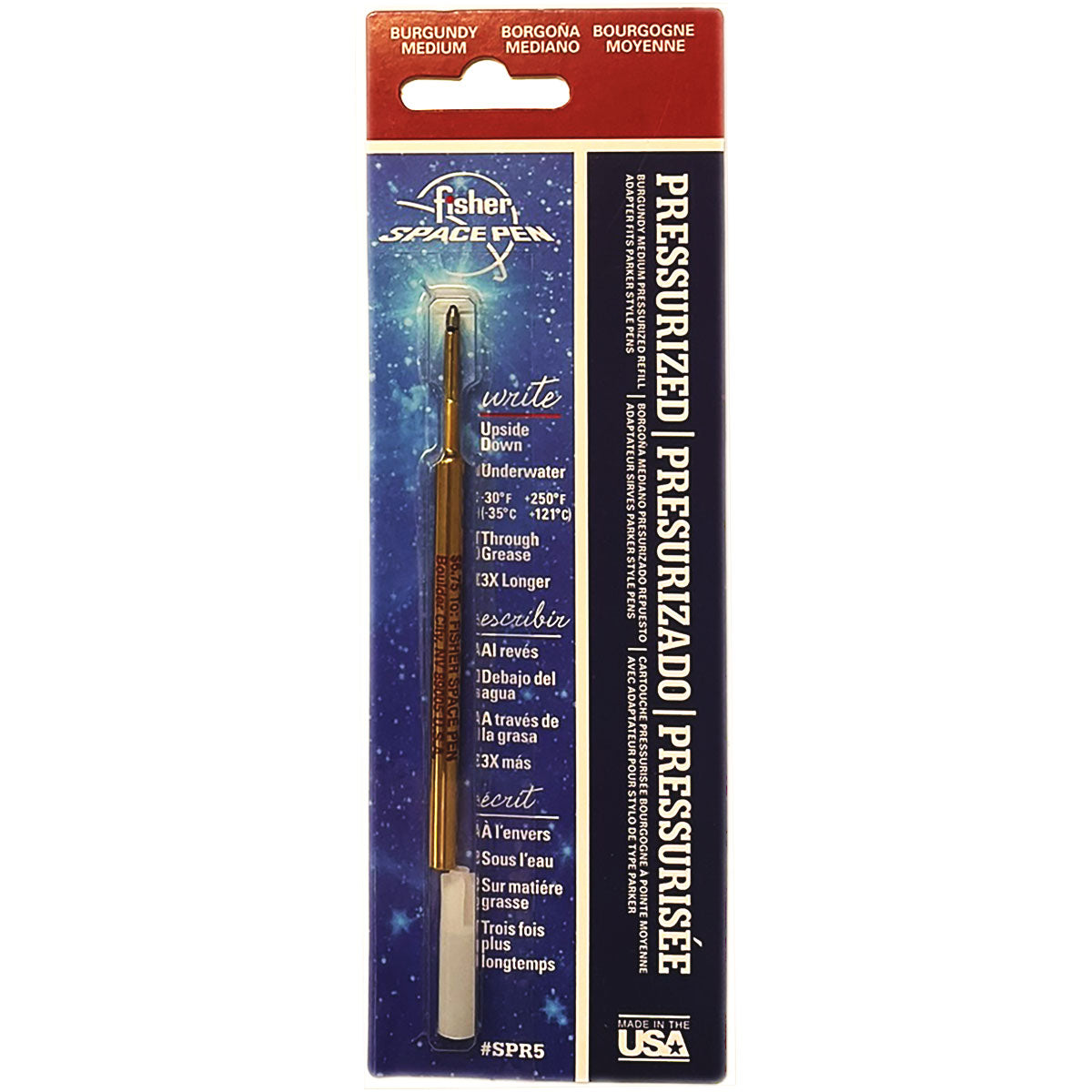 Fisher Space Parker Style Ballpoint Refill, Burgundy Ink Fisher Ballpoint Refills