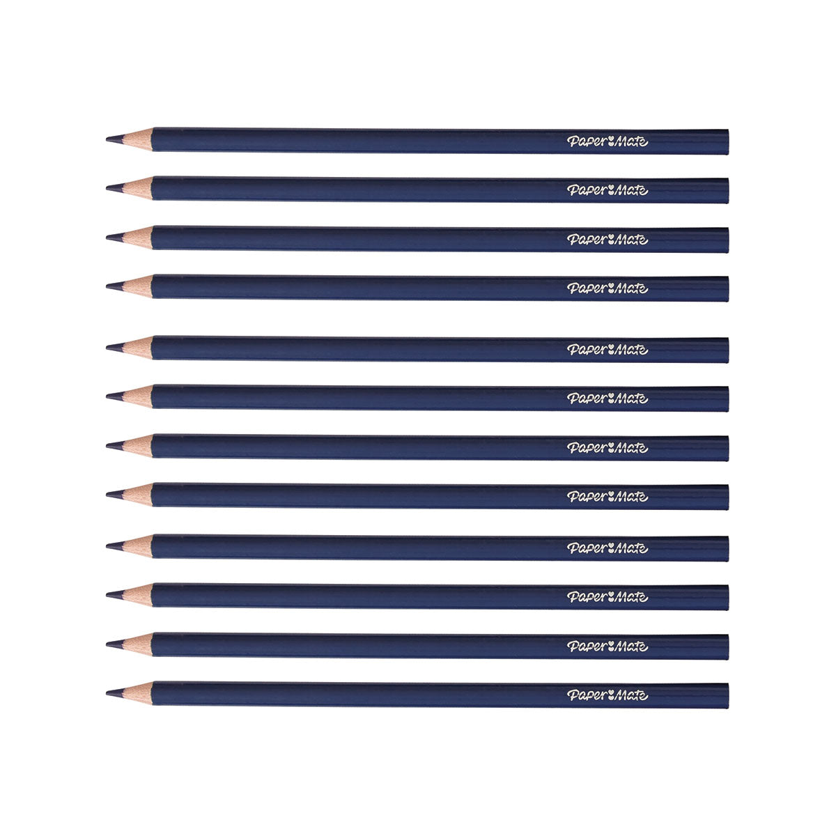 Paper Mate Prussian Blue Colored Pencils Pack of 12 (Writes Prussian Blue) Paper Mate Pencils
