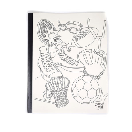 Cute Composition Notebooks, wide Ruled, 50 Page 10 x 8 Color Yourself Sport Theme Soft Cover  PensAndPencils.Net Composition Notebook