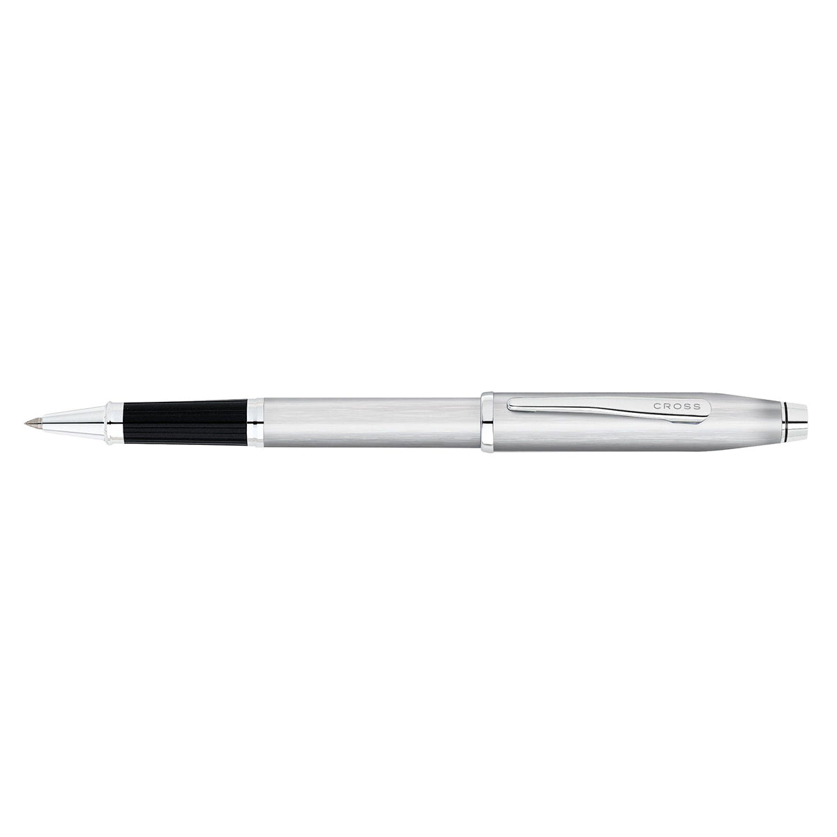 Century II Brushed Chrome Rollerball Pen, Black Ink Cross Rollerball Pens