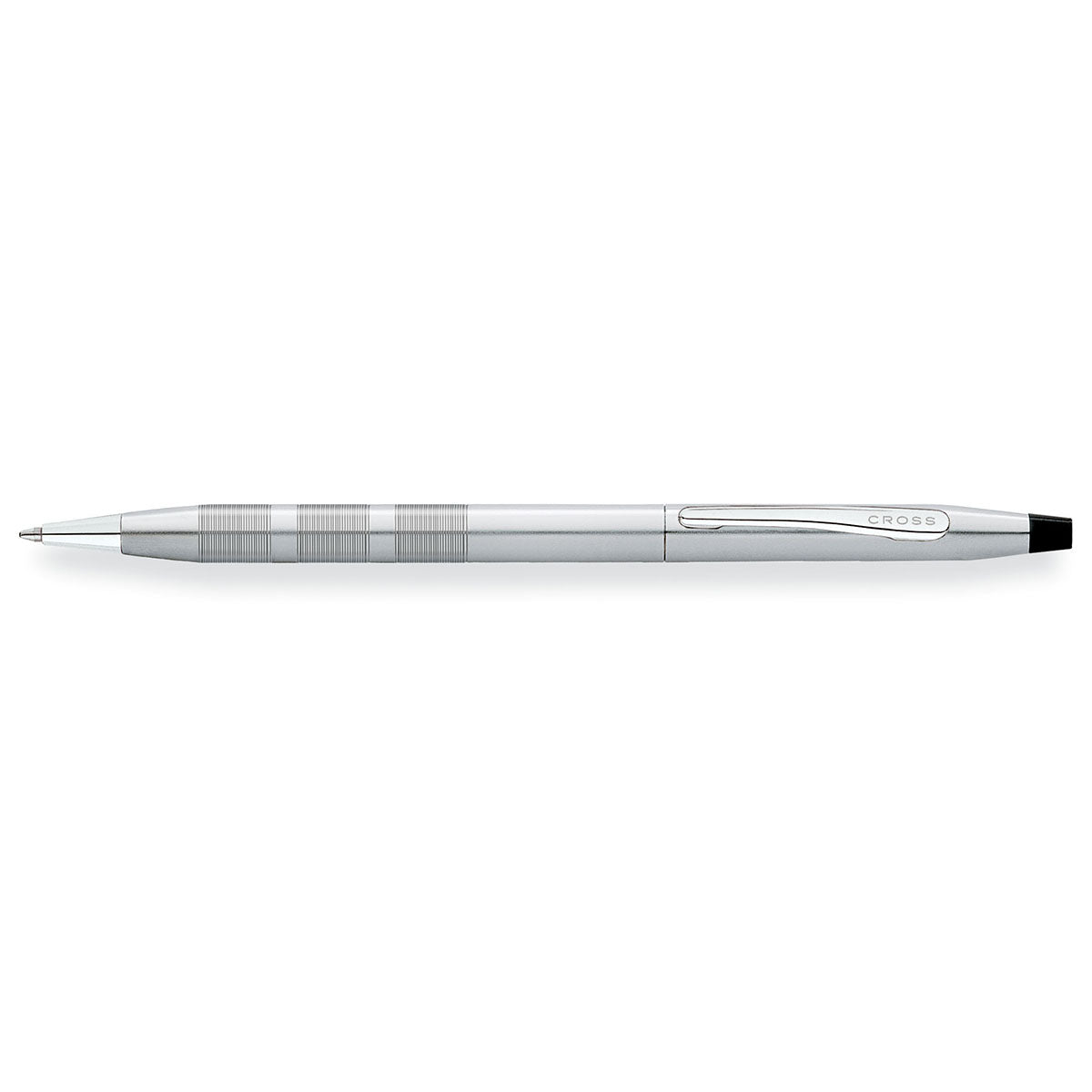 Cross Classic Century Satin Chrome Ballpoint Pen, Blue Ink Cross Ballpoint Pen
