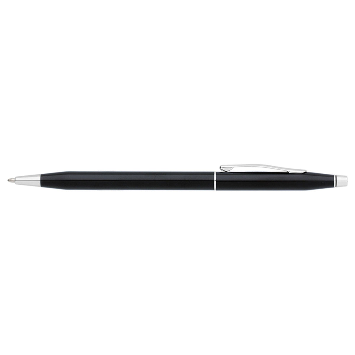 Cross Classic Century Black Lacquer Chrome Trim Ballpoint Pen, Black Ink Cross Ballpoint Pen