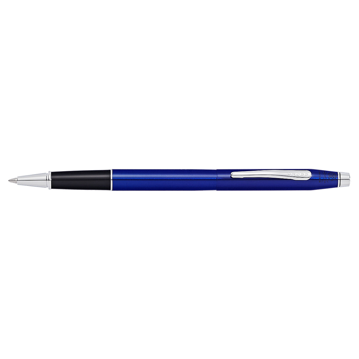 Cross Classic Century Translucent Blue Lacquer Rollerball Pen With Chrome Plated Appointments Cross Rollerball Pens