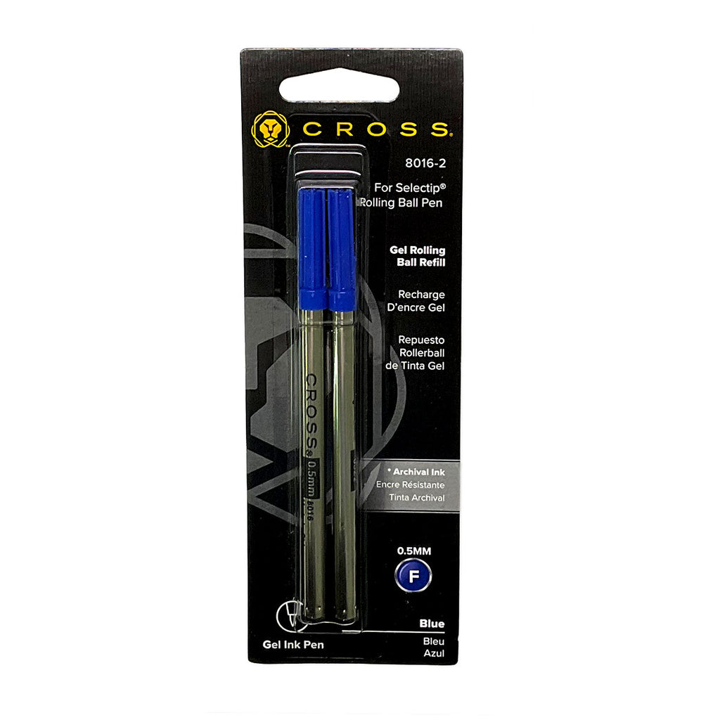 Cross Gel Rollerball Refill Blue Fine Dual Pack 8016-2