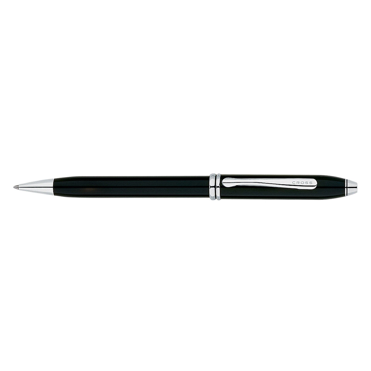 Cross Townsend Black Lacquer, Rhodium Plated Trims Ballpoint Pen Cross Ballpoint Pen