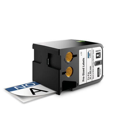 Dymo XTL Notice Labels 2 x 4 Inch Black on White with Blue Notice Header 1868715  Dymo Dymo Labels