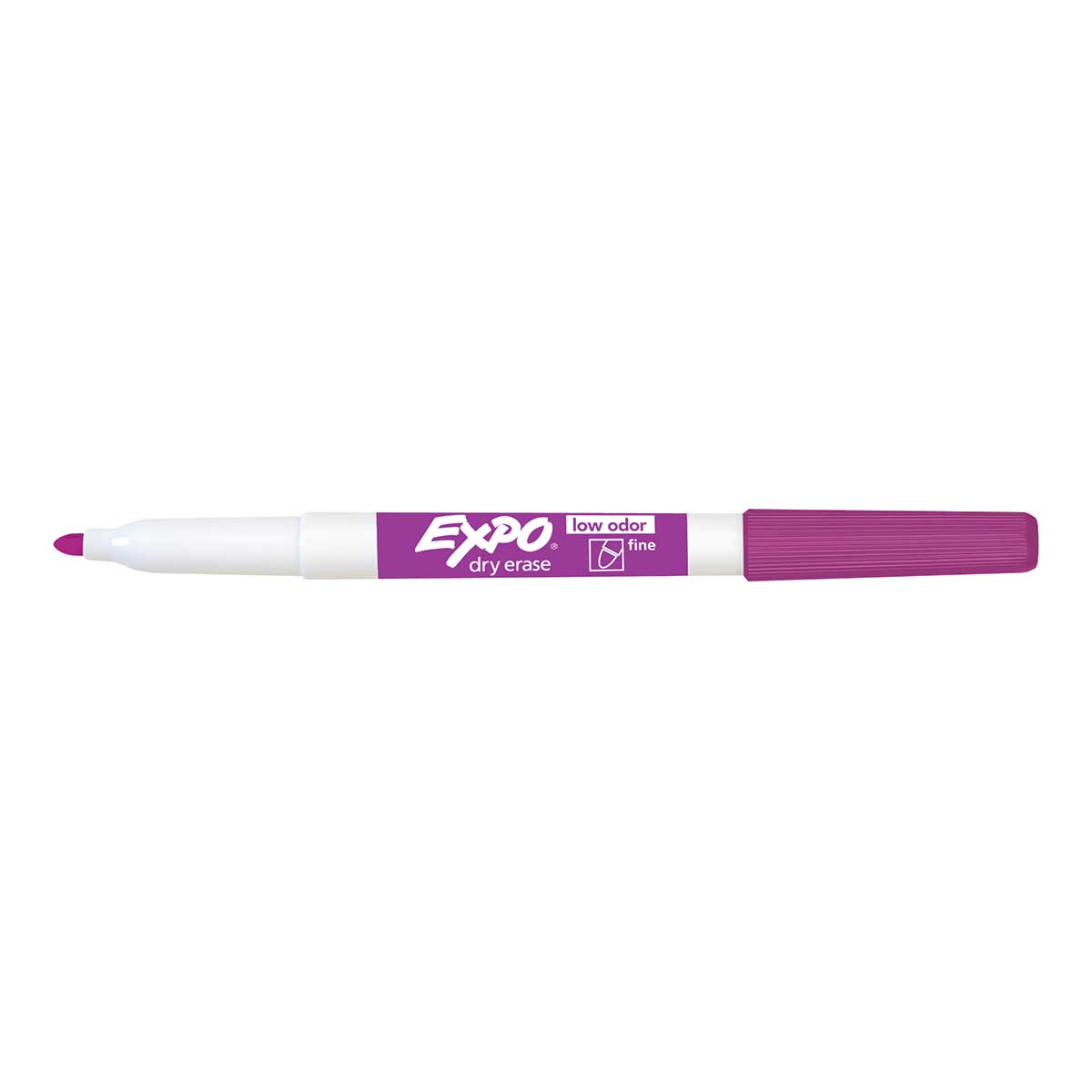 Expo Plum Fine Tip Dry Erase Markers Low Odor Expo Dry Erase Markers