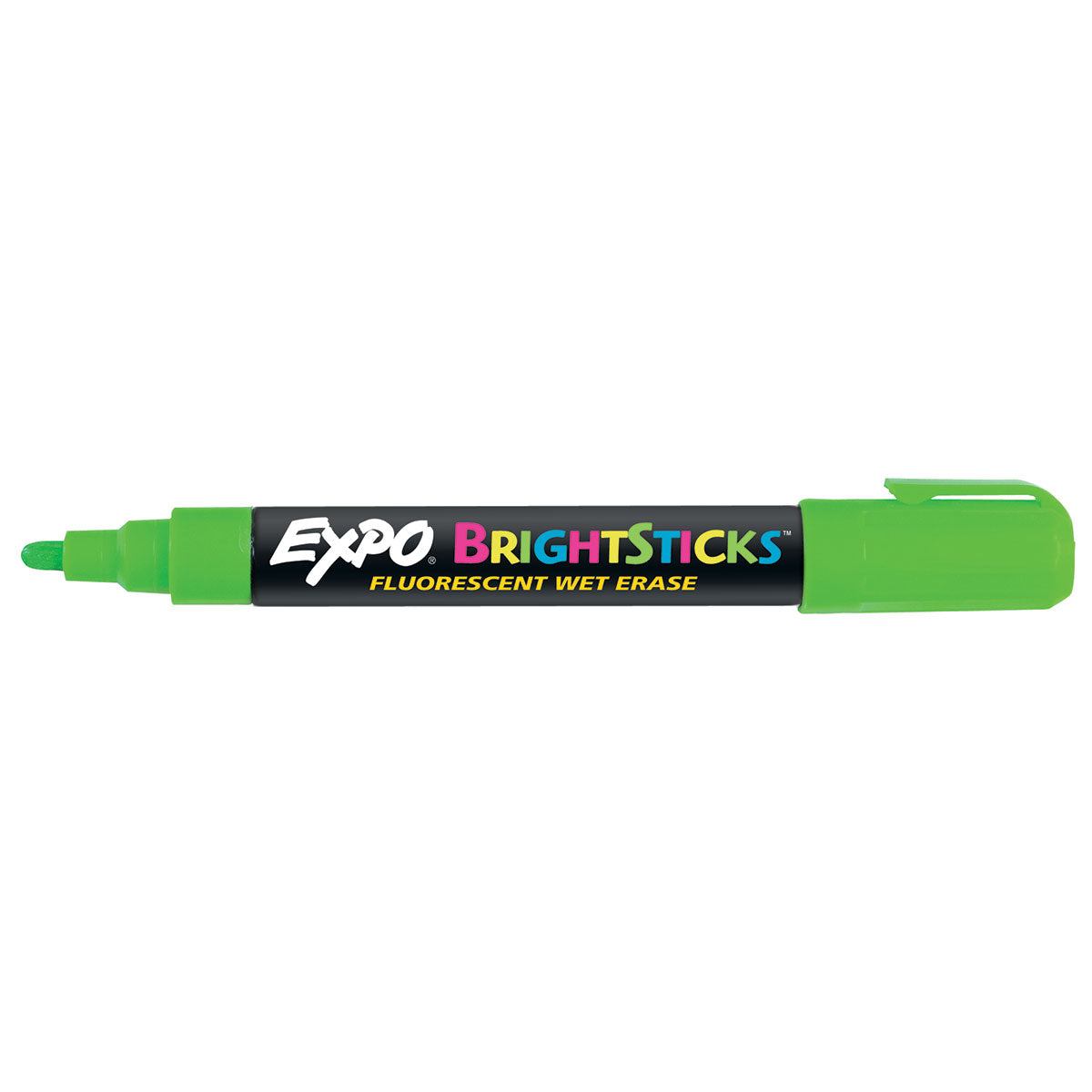 Expo Bright Sticks Green Blackboard Marker, Bullet Tip Expo Dry Erase Markers
