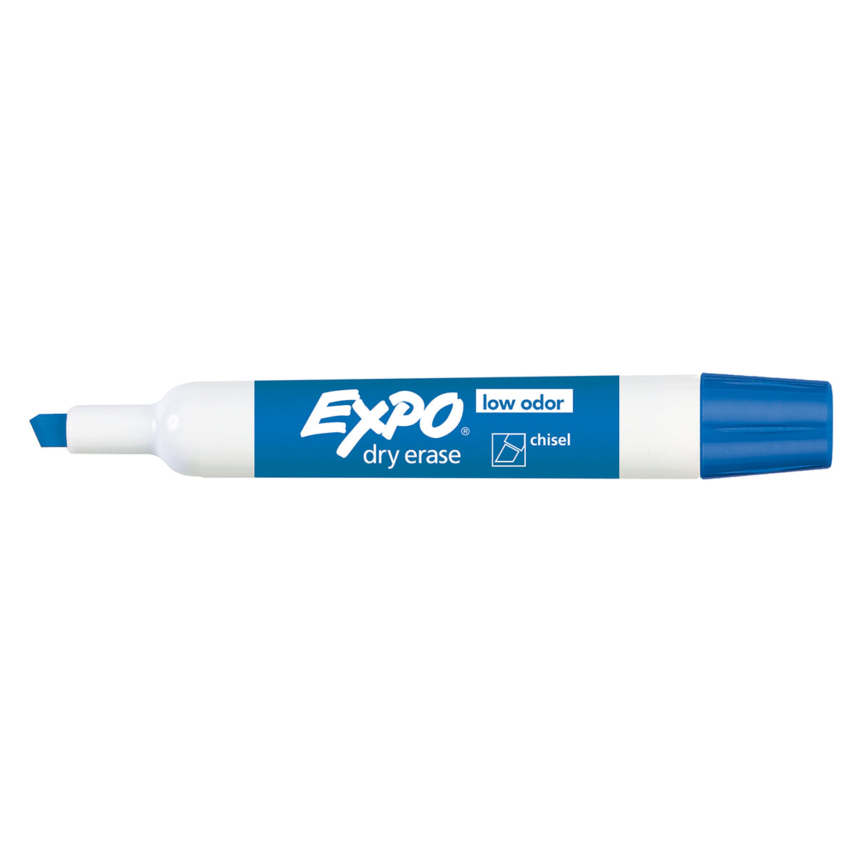 Expo Dry Erase Blue Low Odor Chisel Tip Marker Expo Dry Erase Markers