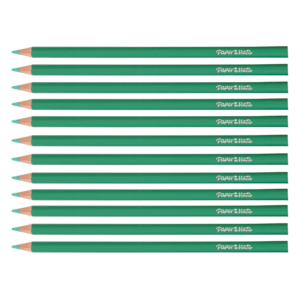 Paper Mate Jade Colored Pencils Pack of 12 (Writes Jade)  Paper Mate Pencils