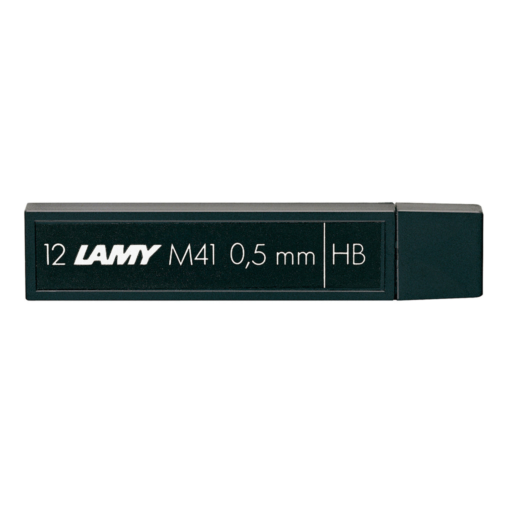 Lamy M 41 0.5 MM HB Lead Refills For Lamy Mechanical Pencils Tube of 12 Leads Rotring Leads
