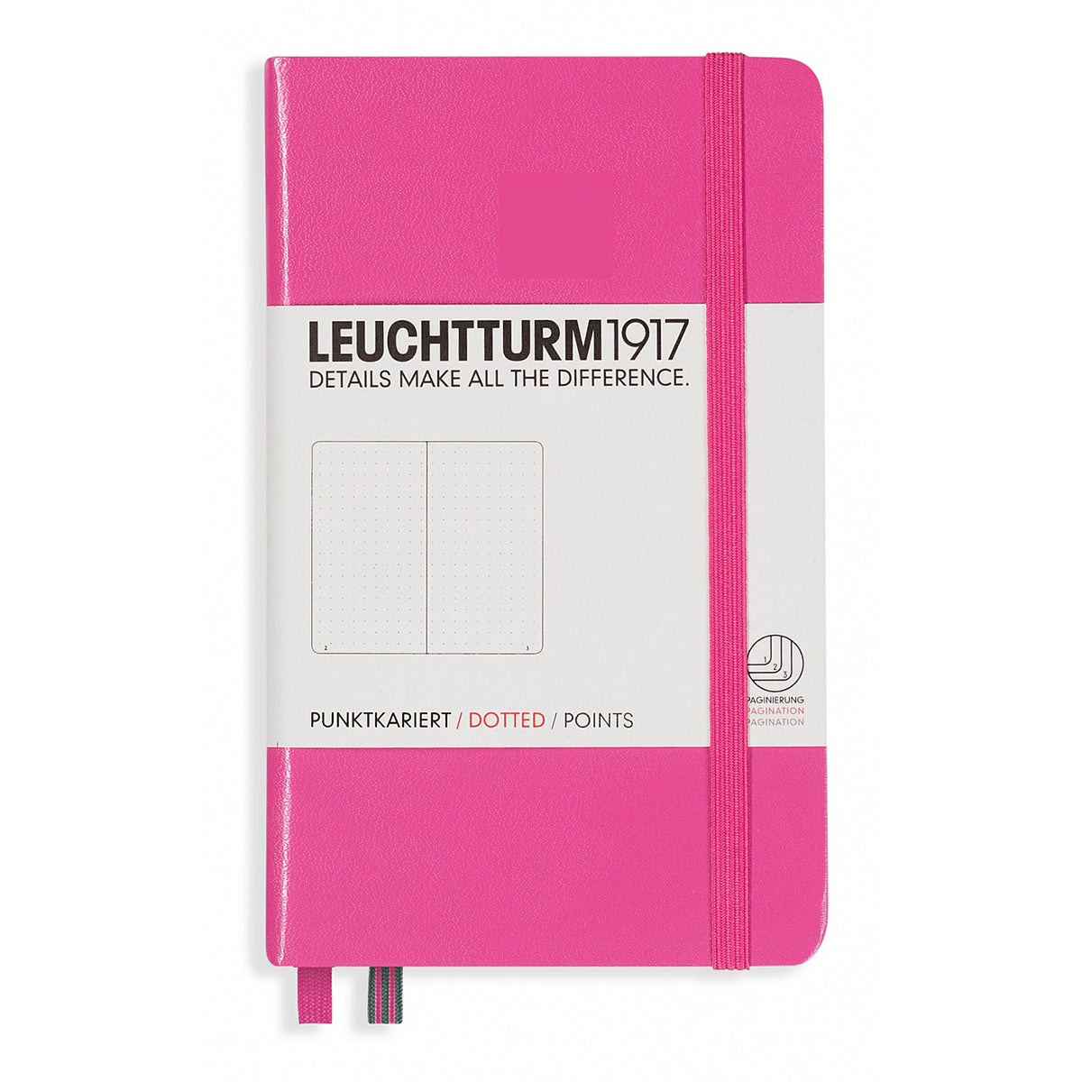 Leuchtturm 1917 Pocket Dotted Notebook New Pink Leuchtturm1917 Notebook
