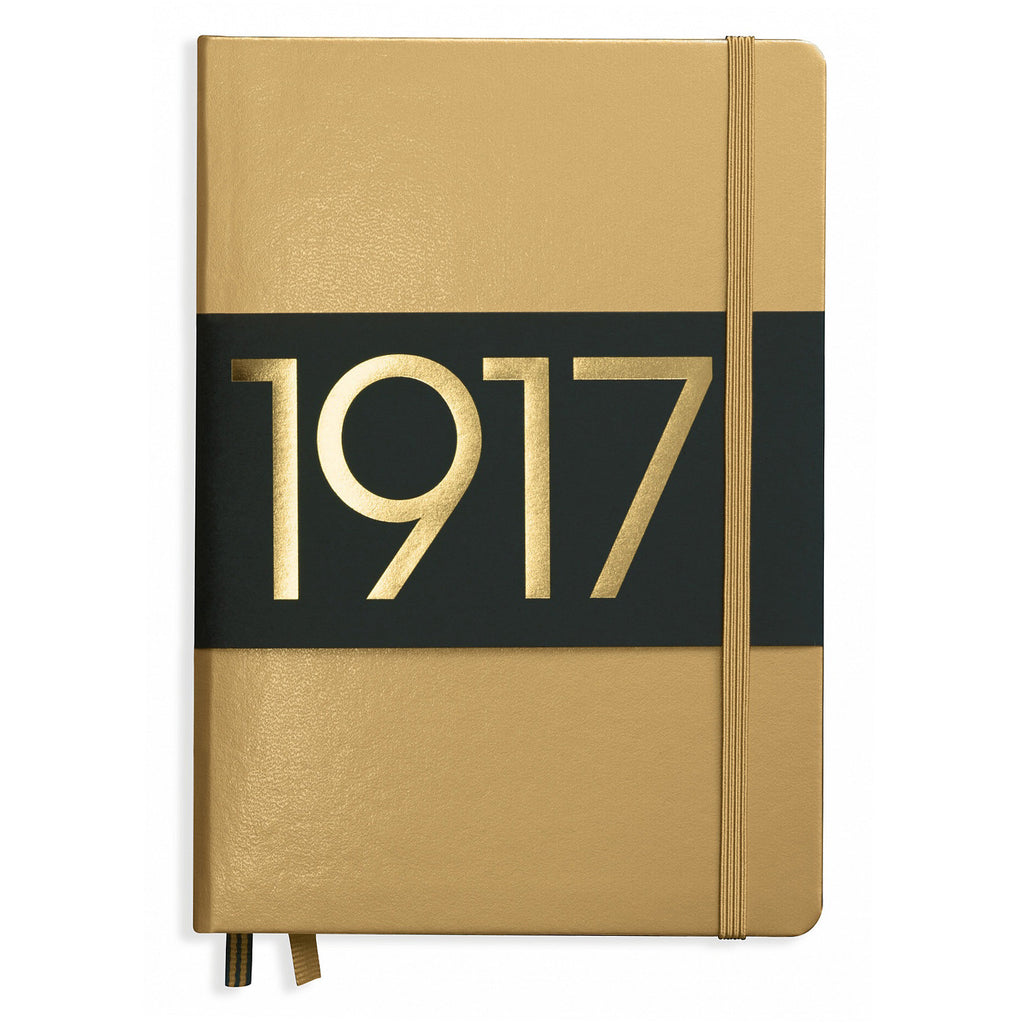Leuchtturm 1917 Dotted Notebook A5 Medium Gold 100 Year Anniversary Edition Free Shipping Leuchtturm1917 Notebook