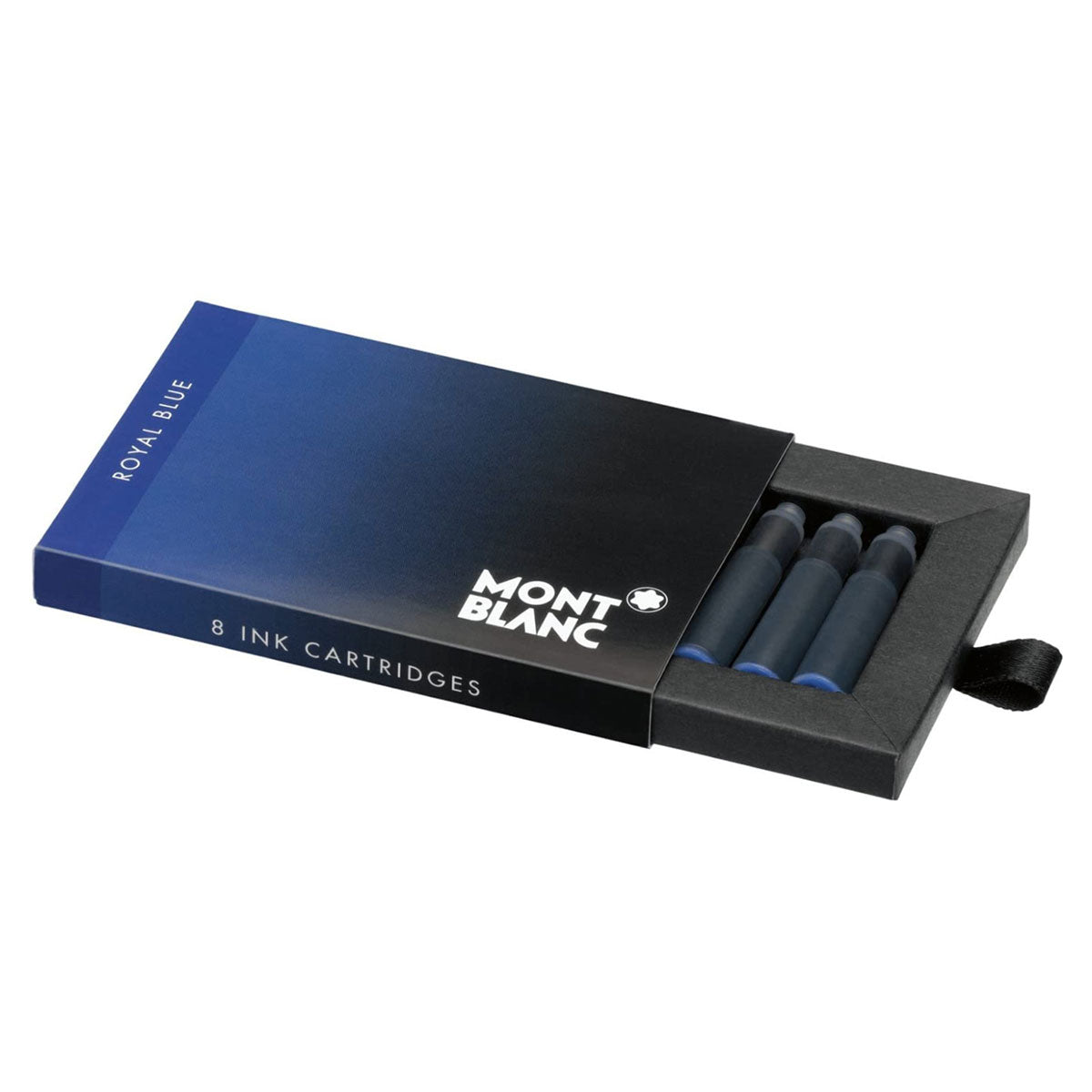 Montblanc Royal Blue Fountain Pen Cartridges Pack of 8 Montblanc Fountain Pen Ink Cartridges