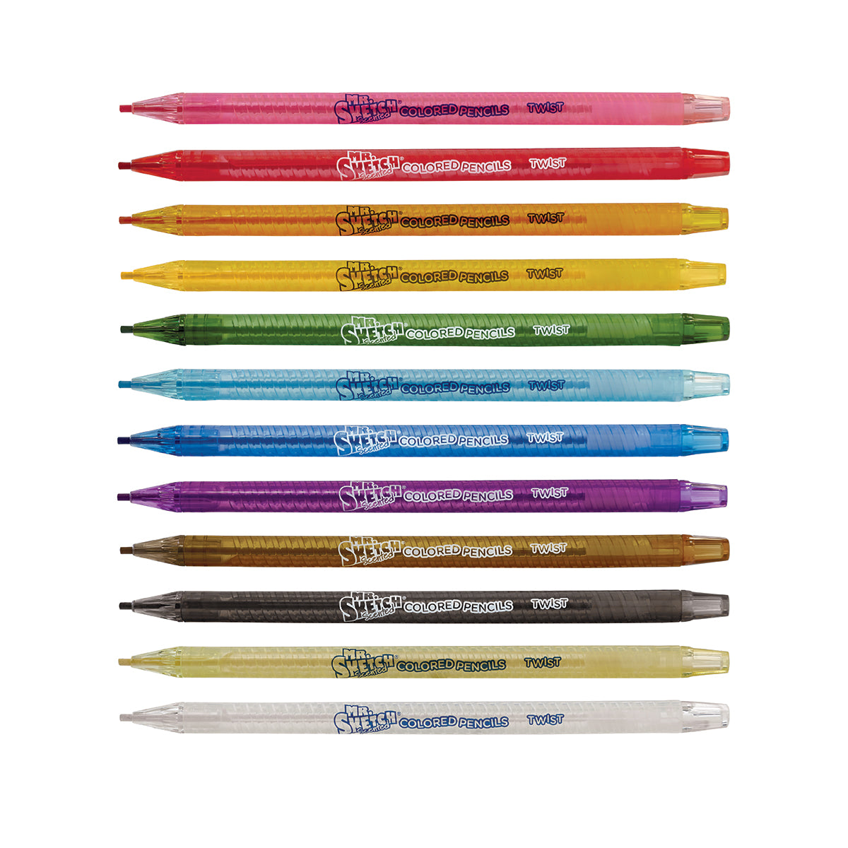 Mr Sketch Scented Pencils 12 Assorted Colors Paper Mate Pencils
